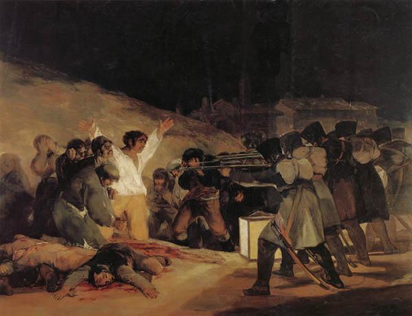 Francisco de goya y Lucientes The Executios of May3,1808,1804 Sweden oil painting art